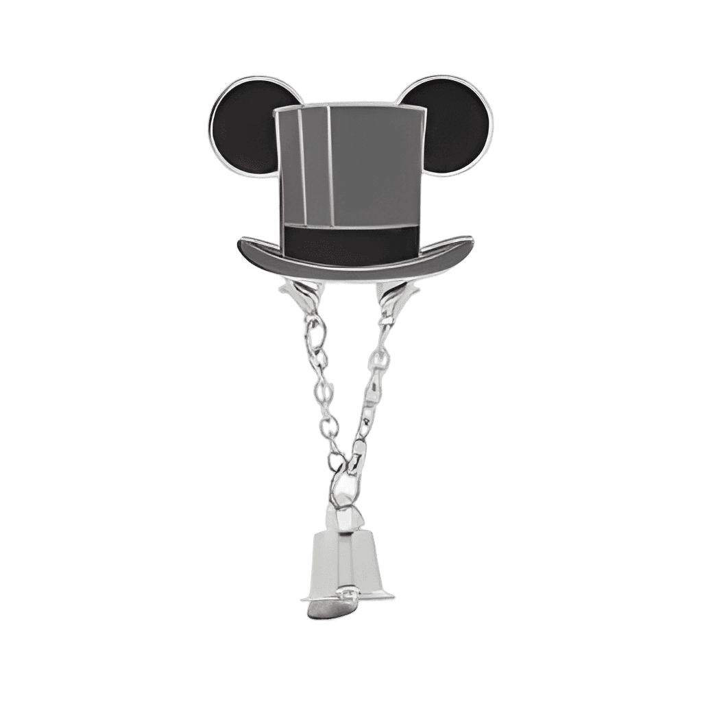 Groom Top Hat Bell Dangle Disney pin