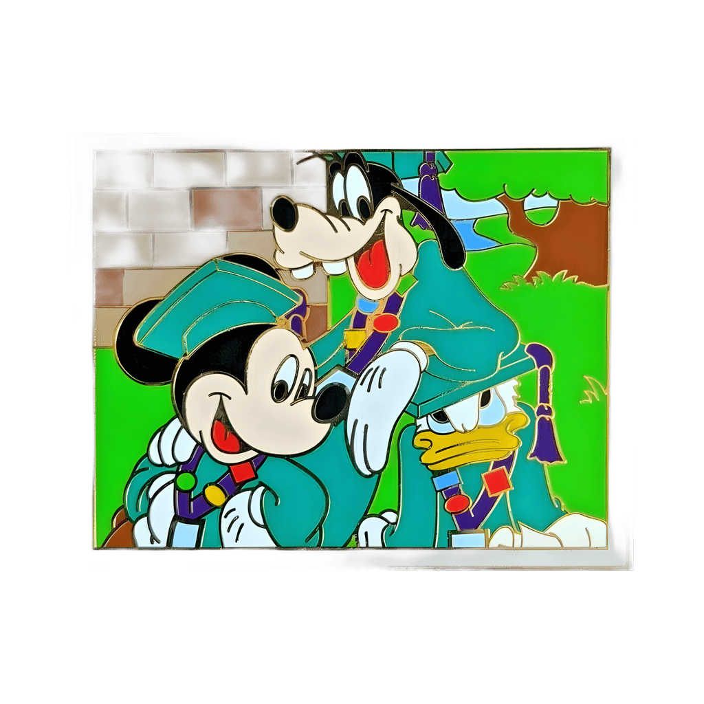 Goofy, Mickey Mouse, and Donald Duck (Graduation) Disney pin