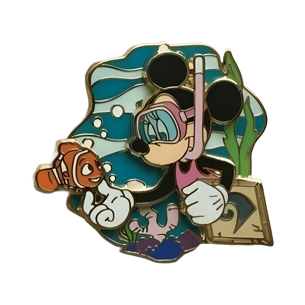 Minnie Mouse & Nemo Disney pin