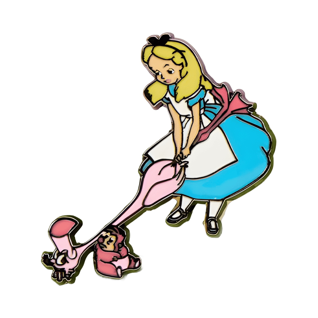 Alice Playing Croquet Disney pin