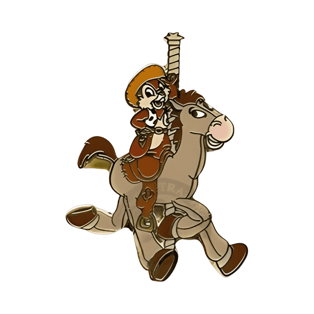 Chip and Bullseye Disney pin