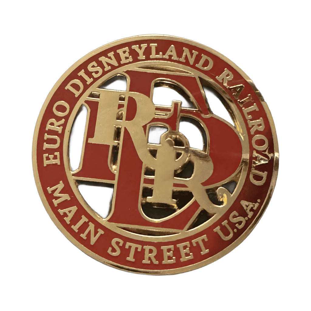 Euro Disneyland RR logo Disney pin