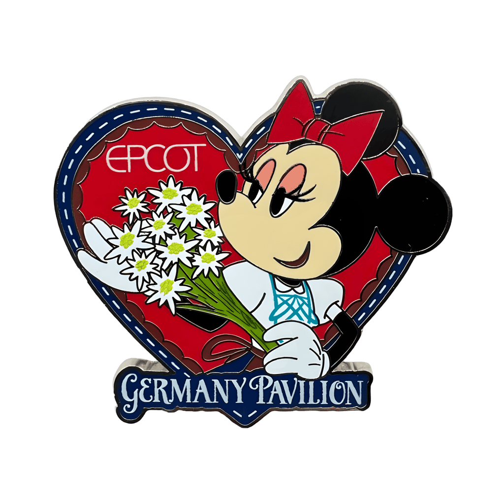 Germany Pavilion Minnie with flowers Disney pin