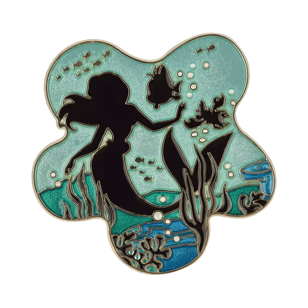 Ariel & Friends Glitter Disney pin