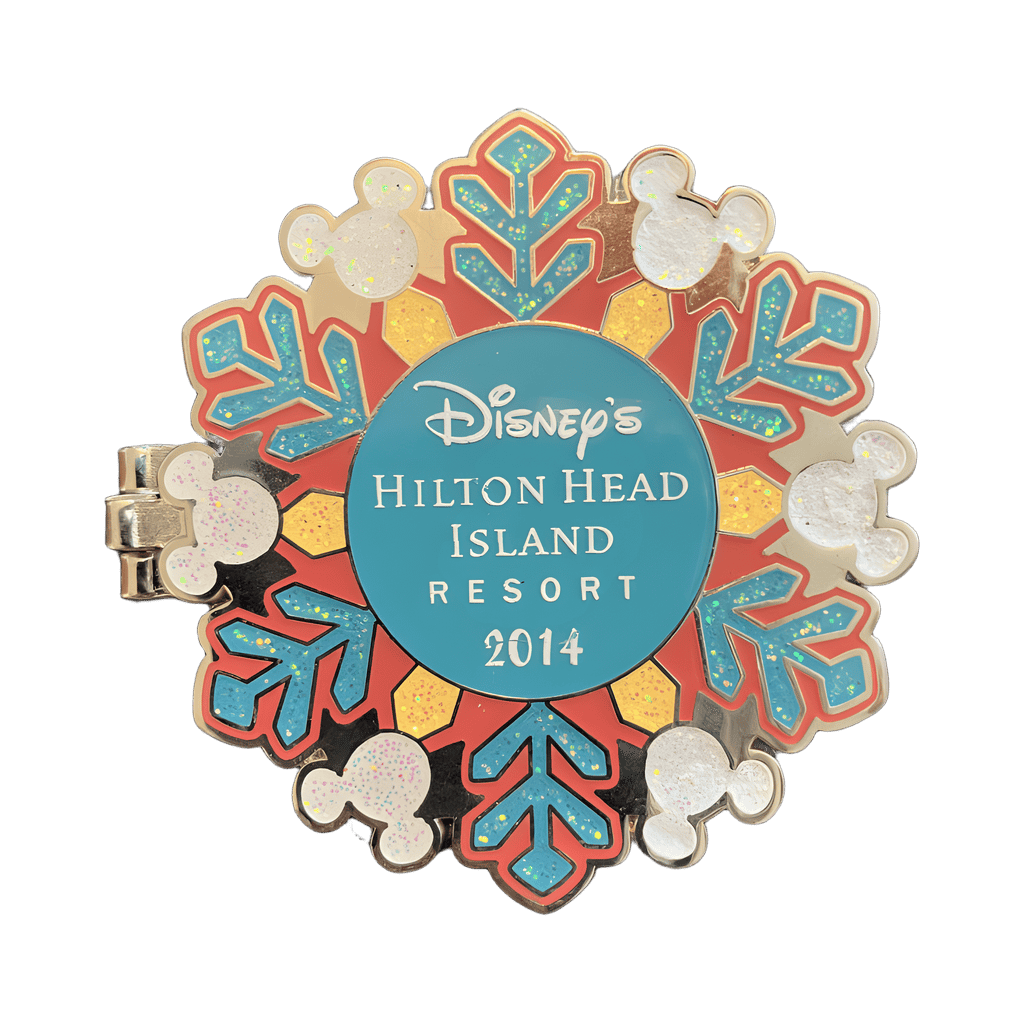 Happy Holidays 2014 Snowflakes - Hilton Head Island Resort Disney pin