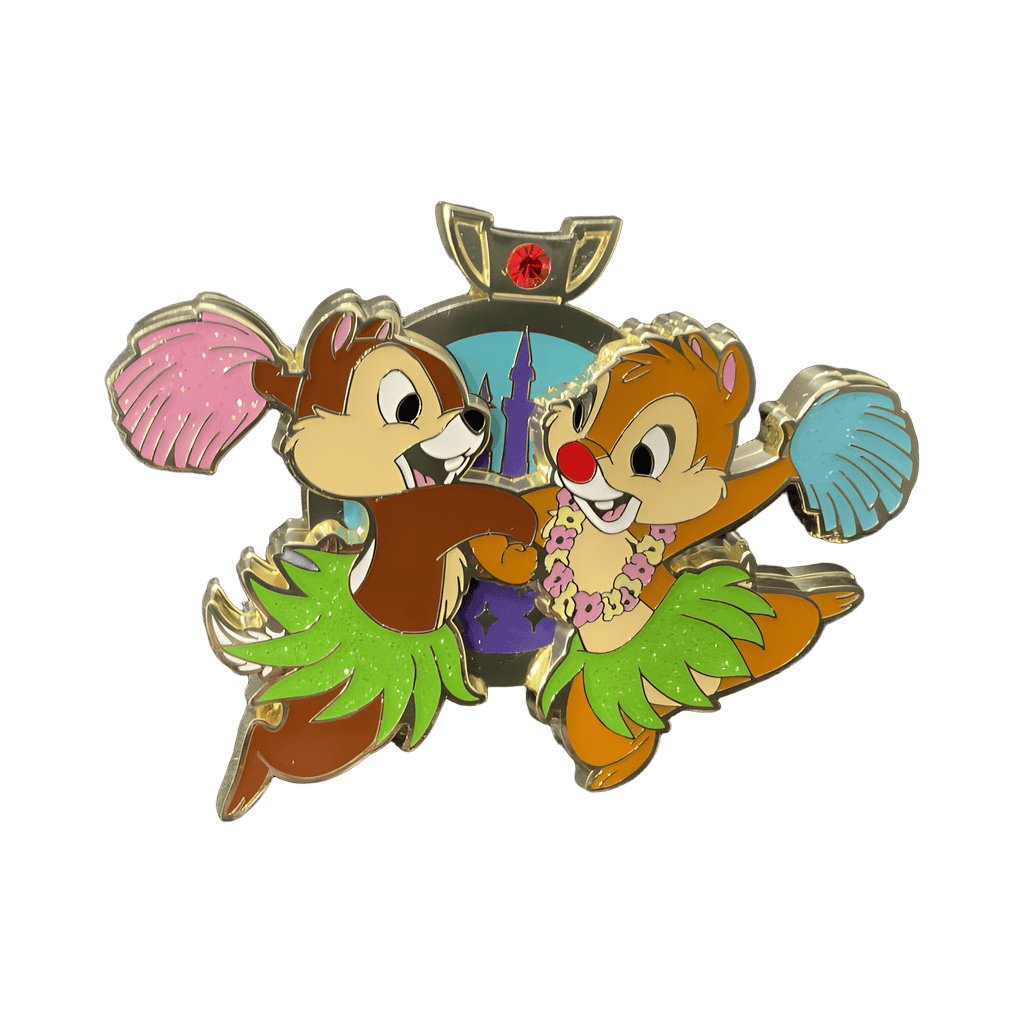 Chip and Dale- Princess Cheerleading Disney pin