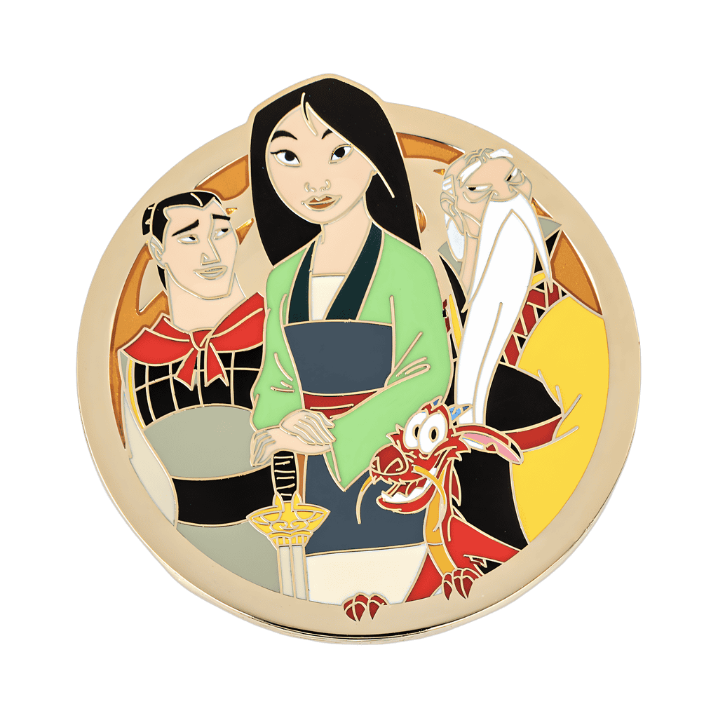 Mulan, The Emperor, Shang & Mushu Disney pin
