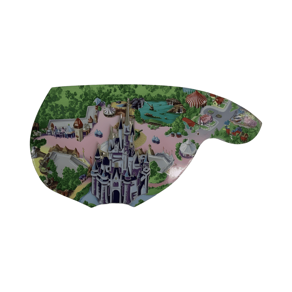 #4 - Magic Kingdom Map - Fantasyland & Mickey's Toontown Fair Disney pin