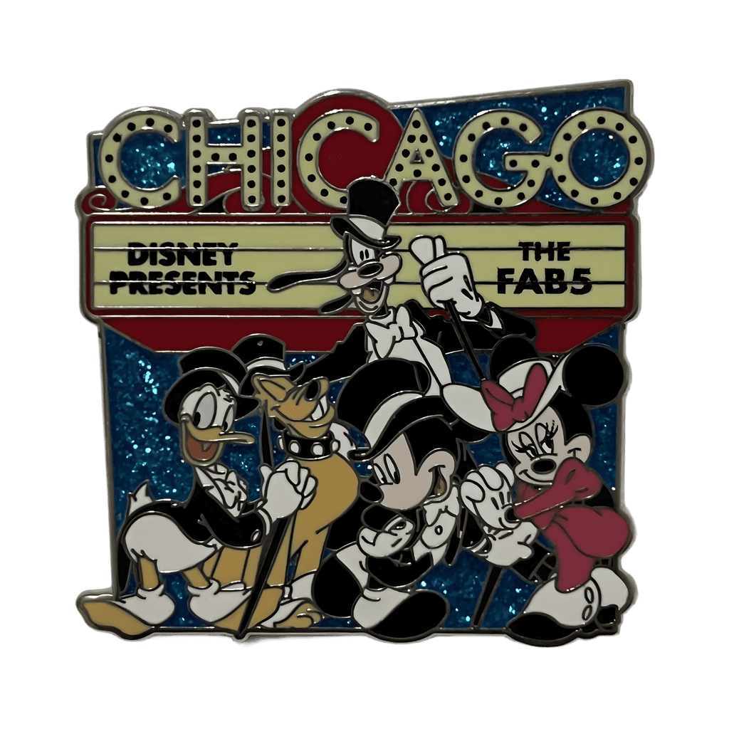Fab Five Chicago Marquee Disney pin
