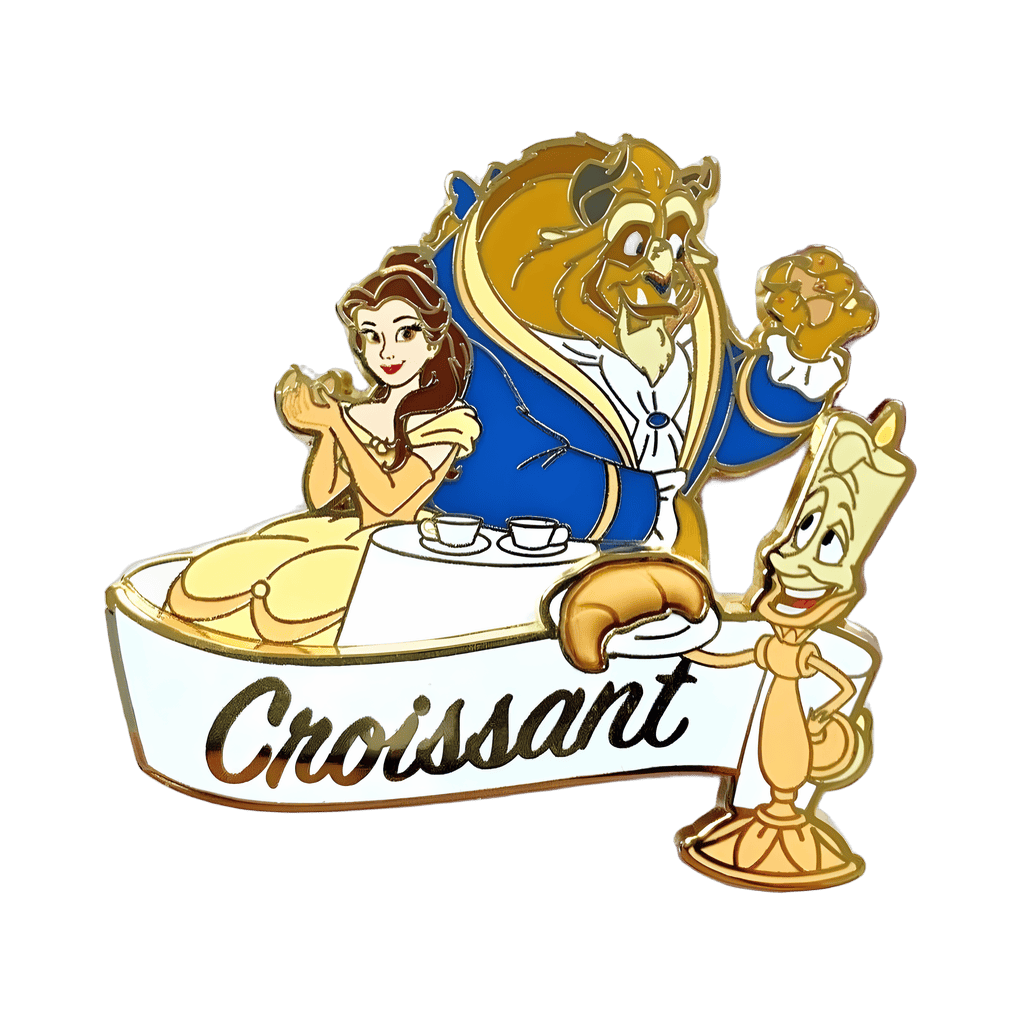 Beauty and the Beast's Croissants Disney pin
