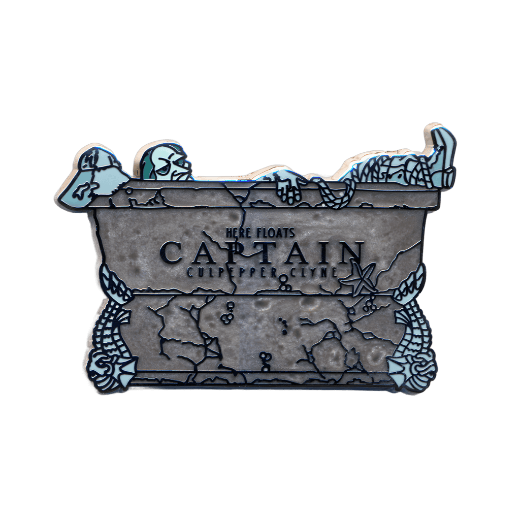 Captain Culpepper Clyne's Tomb Disney pin