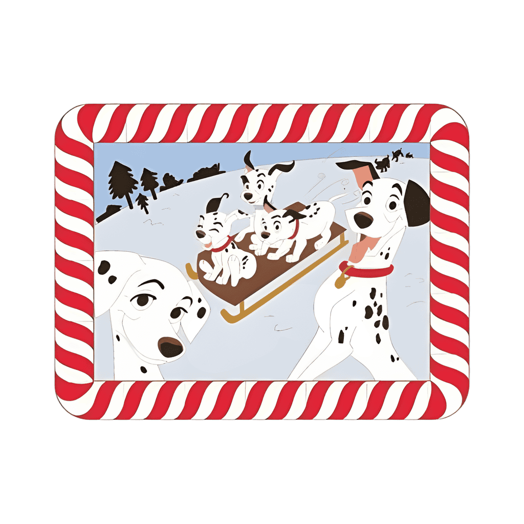 Pongo, Perdita and pups Disney pin