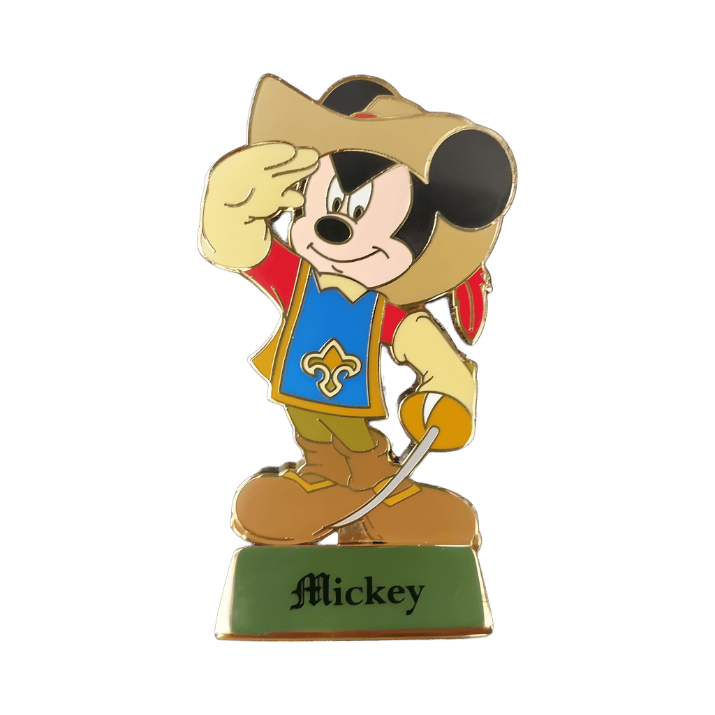 Three Musketeers Mickey Mouse Disney pin