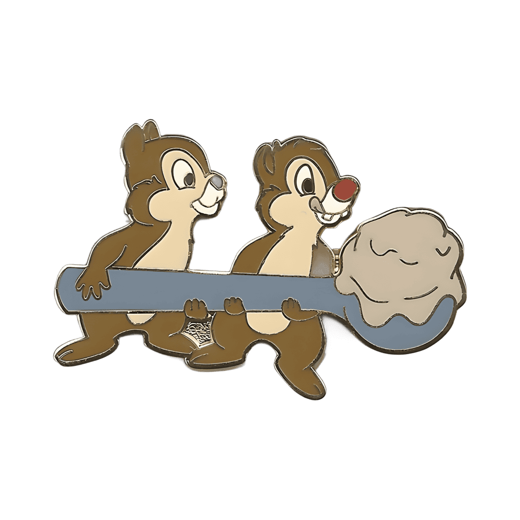 Chip and Dale Ice Cream Scoop Disney pin