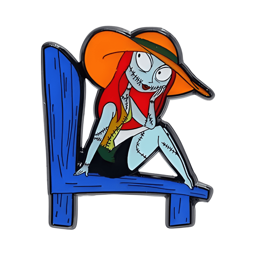 Sally Sunbathing Disney pin