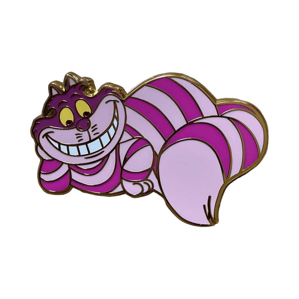 Cheshire Cat Leaning to the Left Disney pin