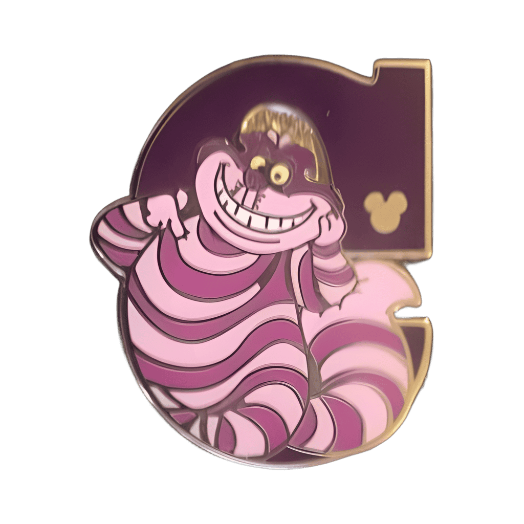 C for Cheshire Cat Disney pin