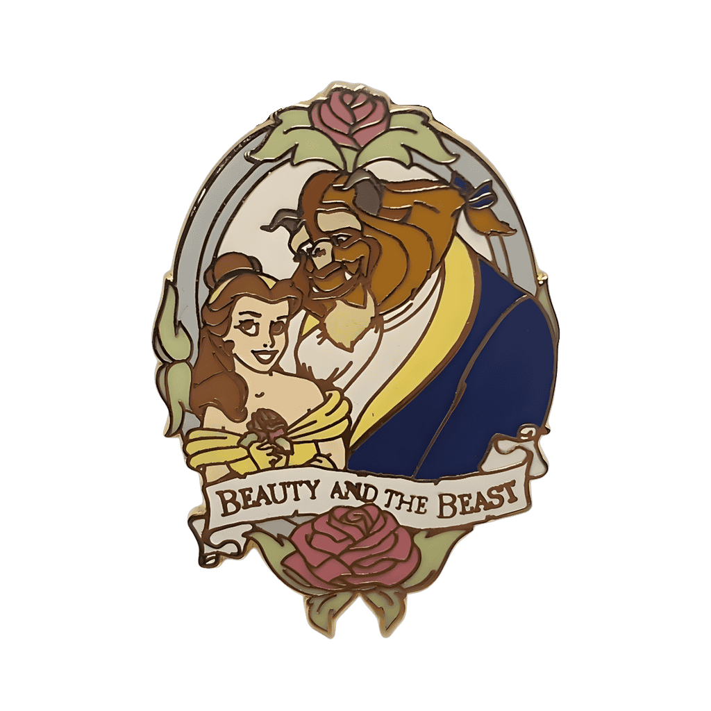 Beauty and the Beast - Platinum DVD GWP Disney pin