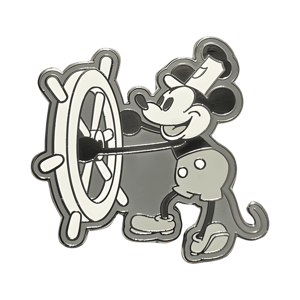 Steamboat Willie Outline Disney pin