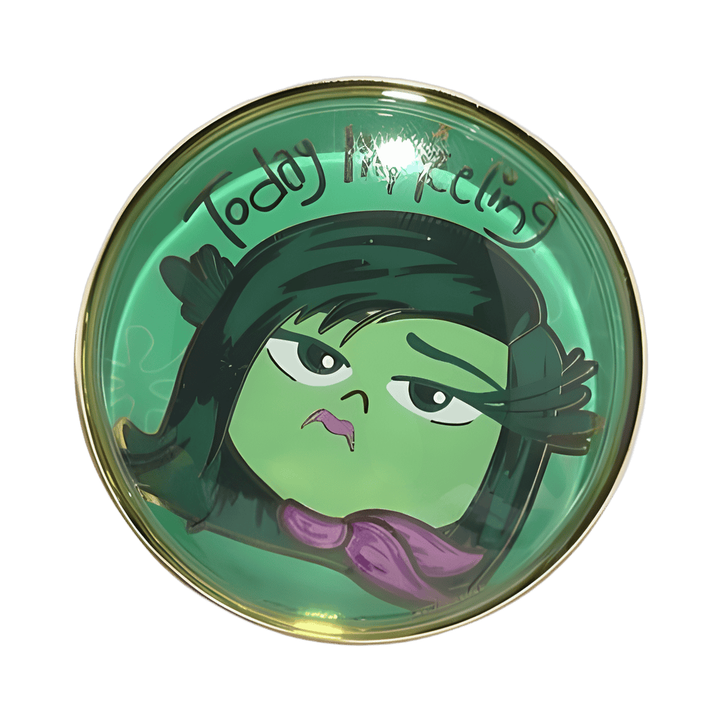 Disgust Disney pin