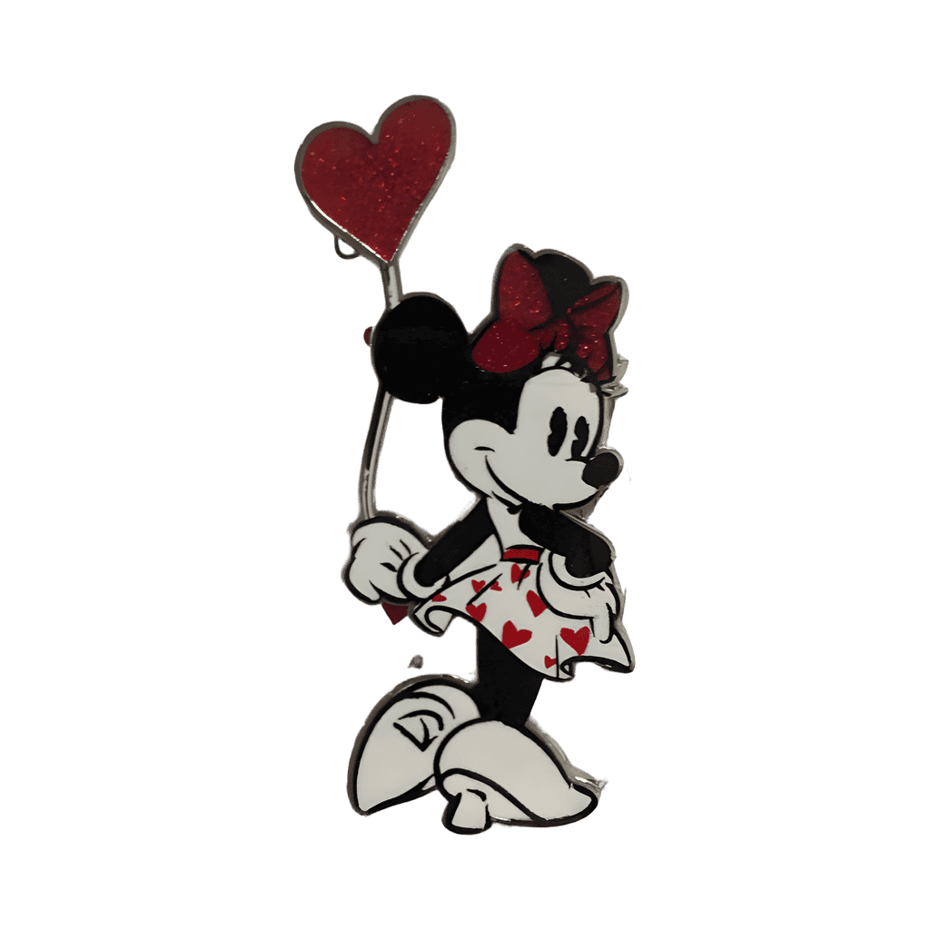 Minnie with heart balloon Disney pin