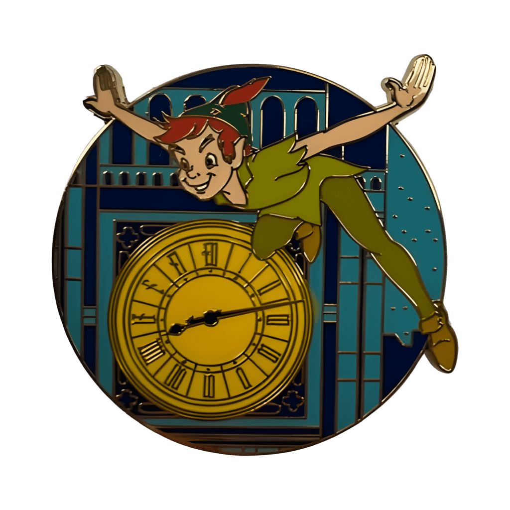 Peter Pan Clock Tower Disney pin
