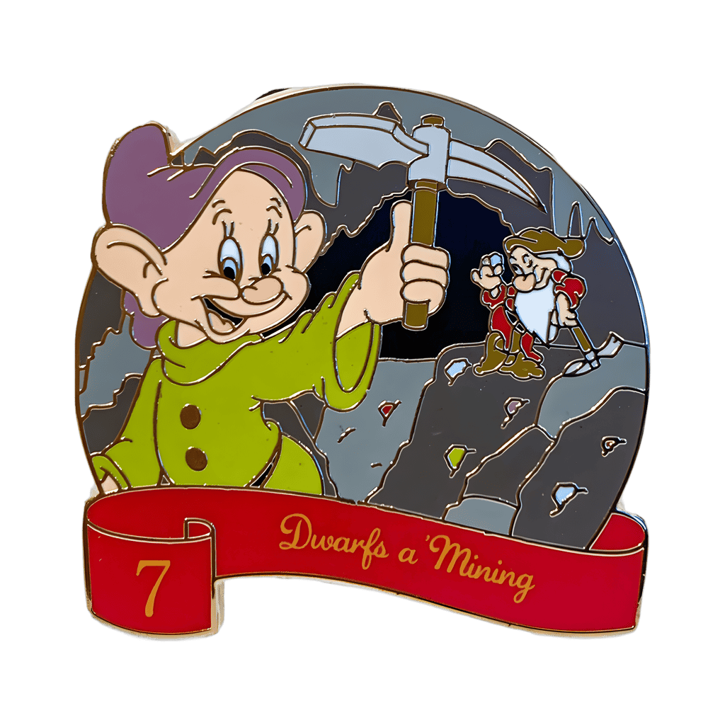 7 Dwarfs a Mining Disney pin
