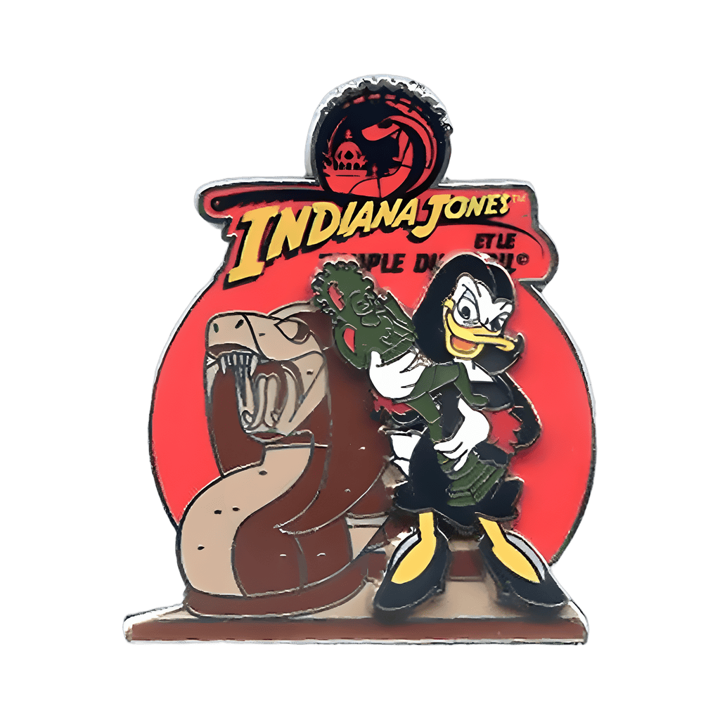 Magica De Spell Holding a Green Statue Disney pin