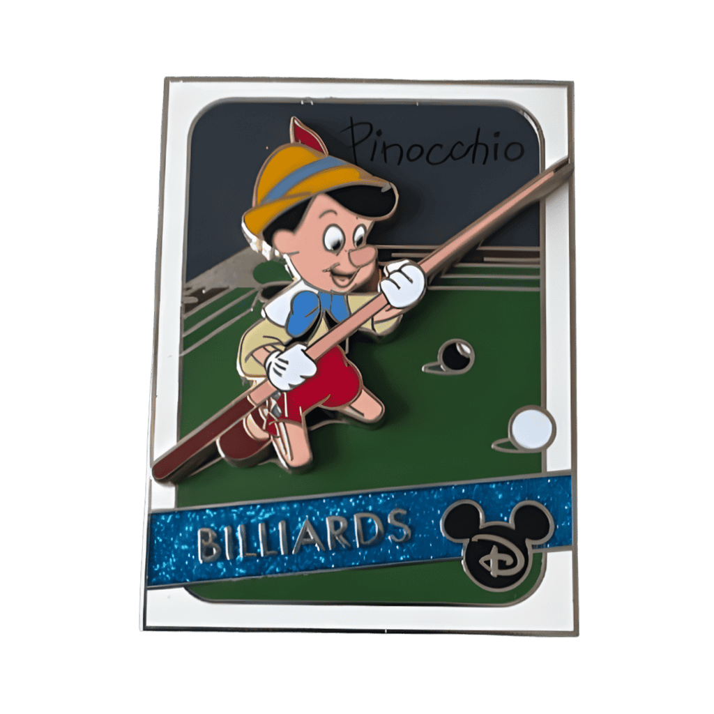 All Stars billiards Pinocchio Disney pin