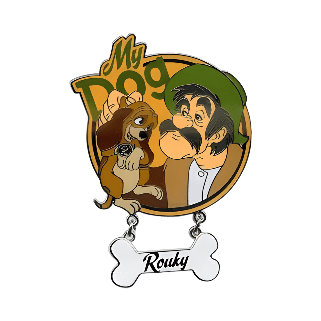 Amos and Copper Disney pin