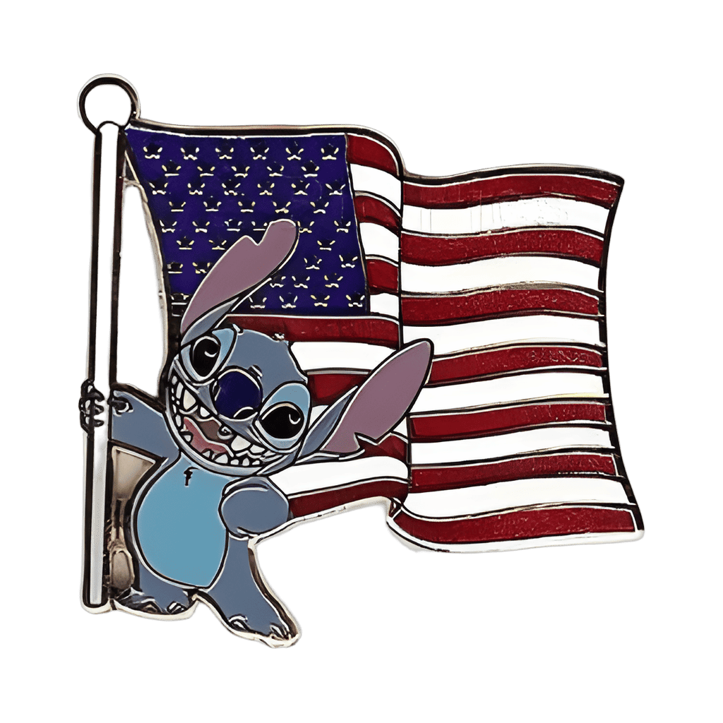 Patriotic Stitch Disney pin