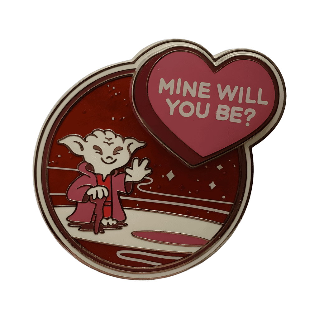 Yoda Valentine - Mine Will You Be? Disney pin