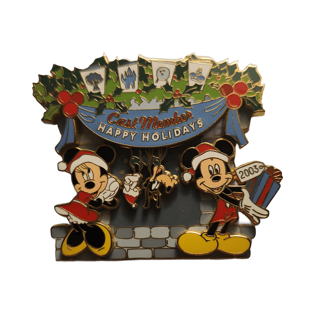 Cast Member Exclusive Happy Holidays Disney pin
