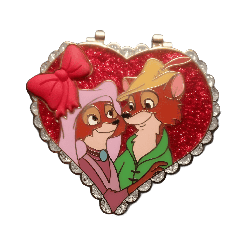 Robin Hood and Maid Marian Disney pin