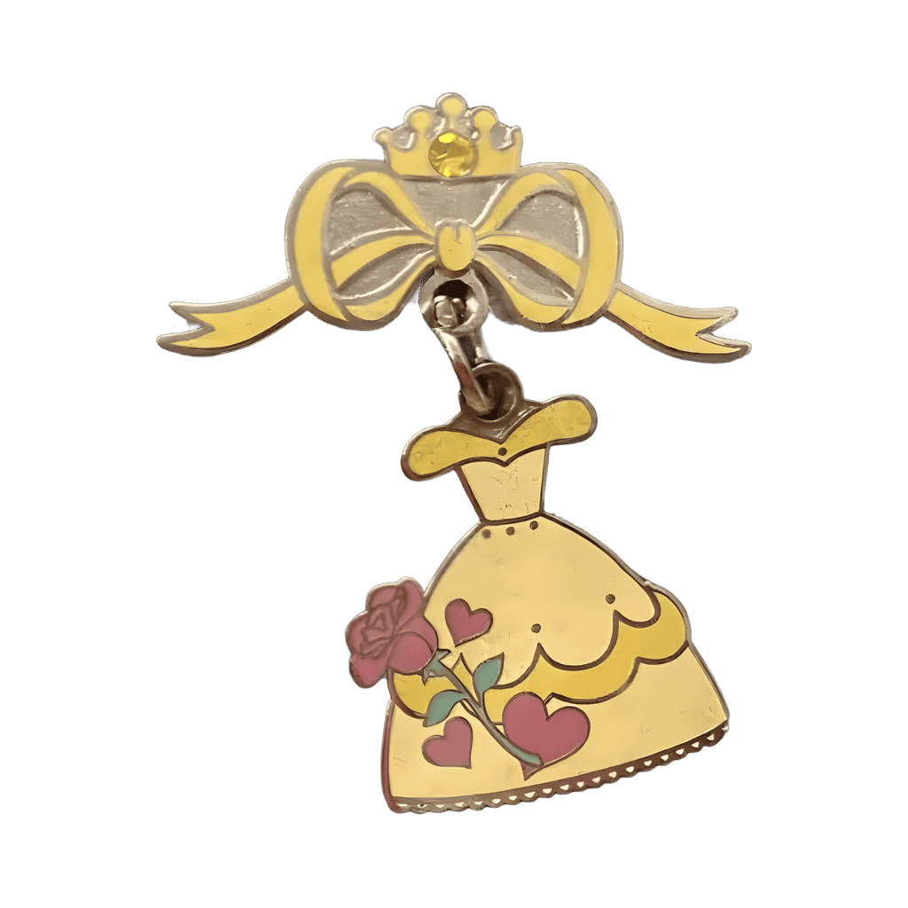 HKDL Princess gown Belle Disney pin