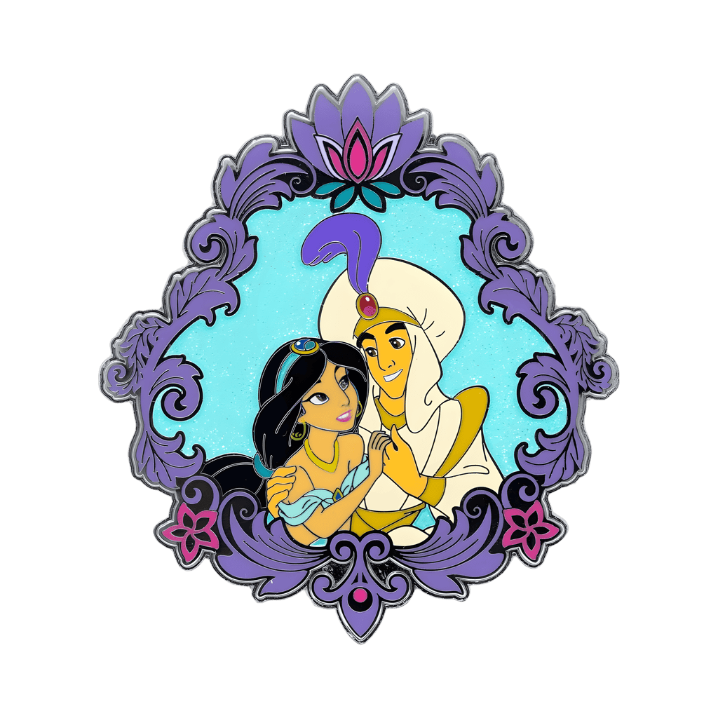 Jasmin and Aladdin Disney pin