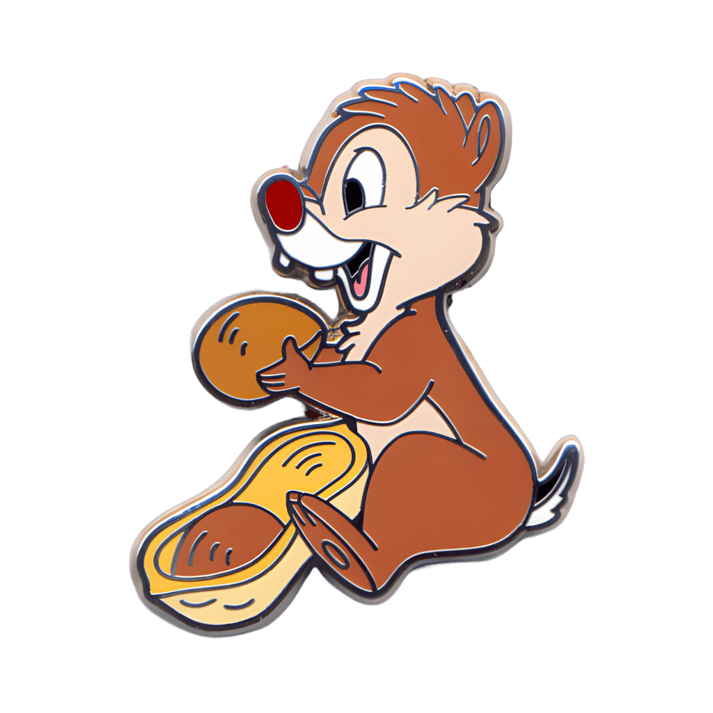Dale Holding A Peanut Disney pin