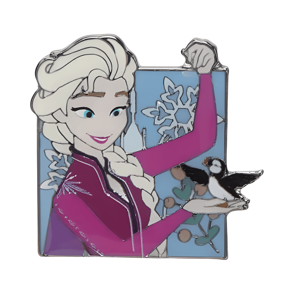 Elsa with Puffin Disney pin