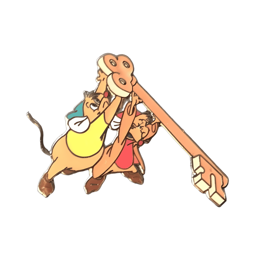 Jaq and Gus Gus with Key Disney pin