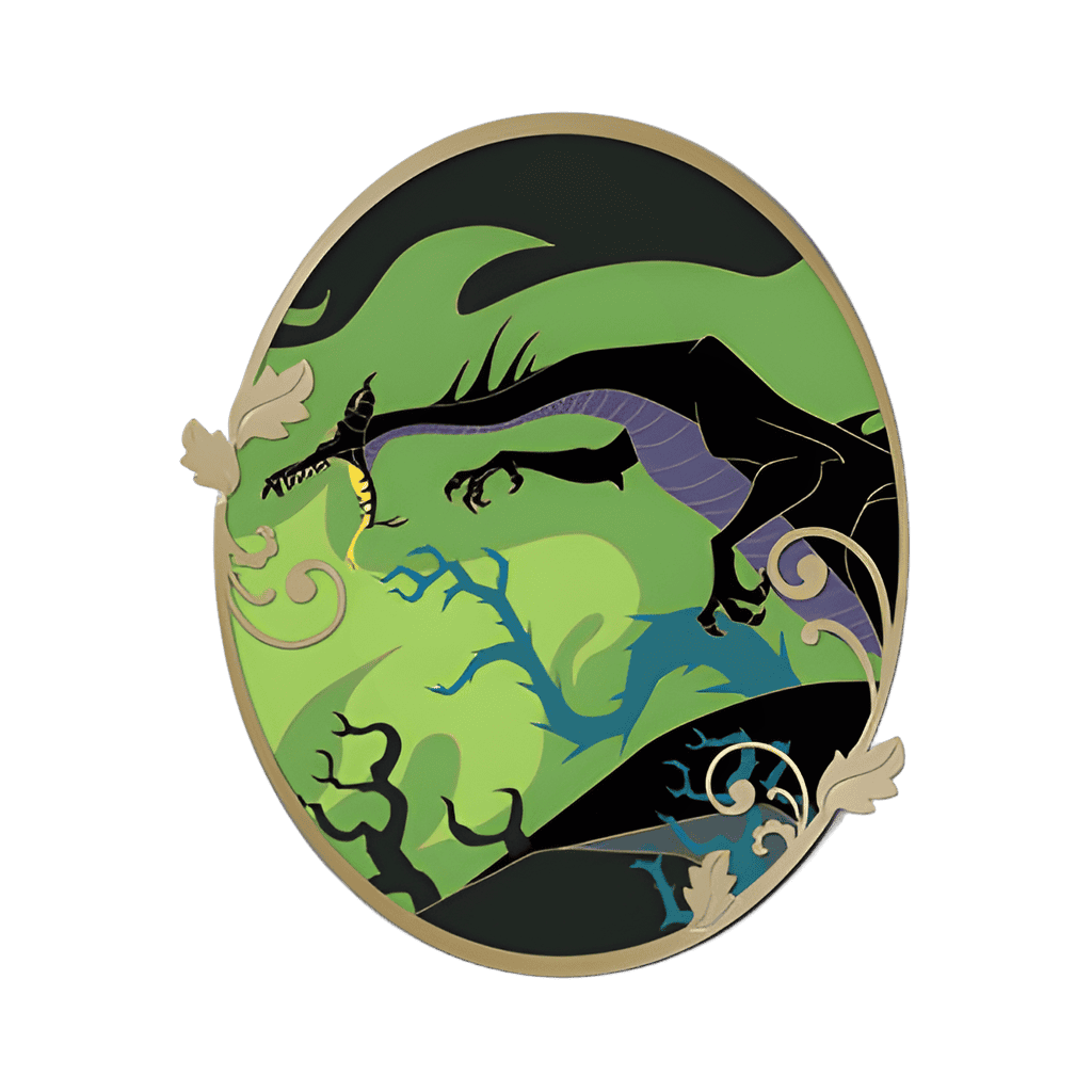 Maleficent Dragon Disney pin