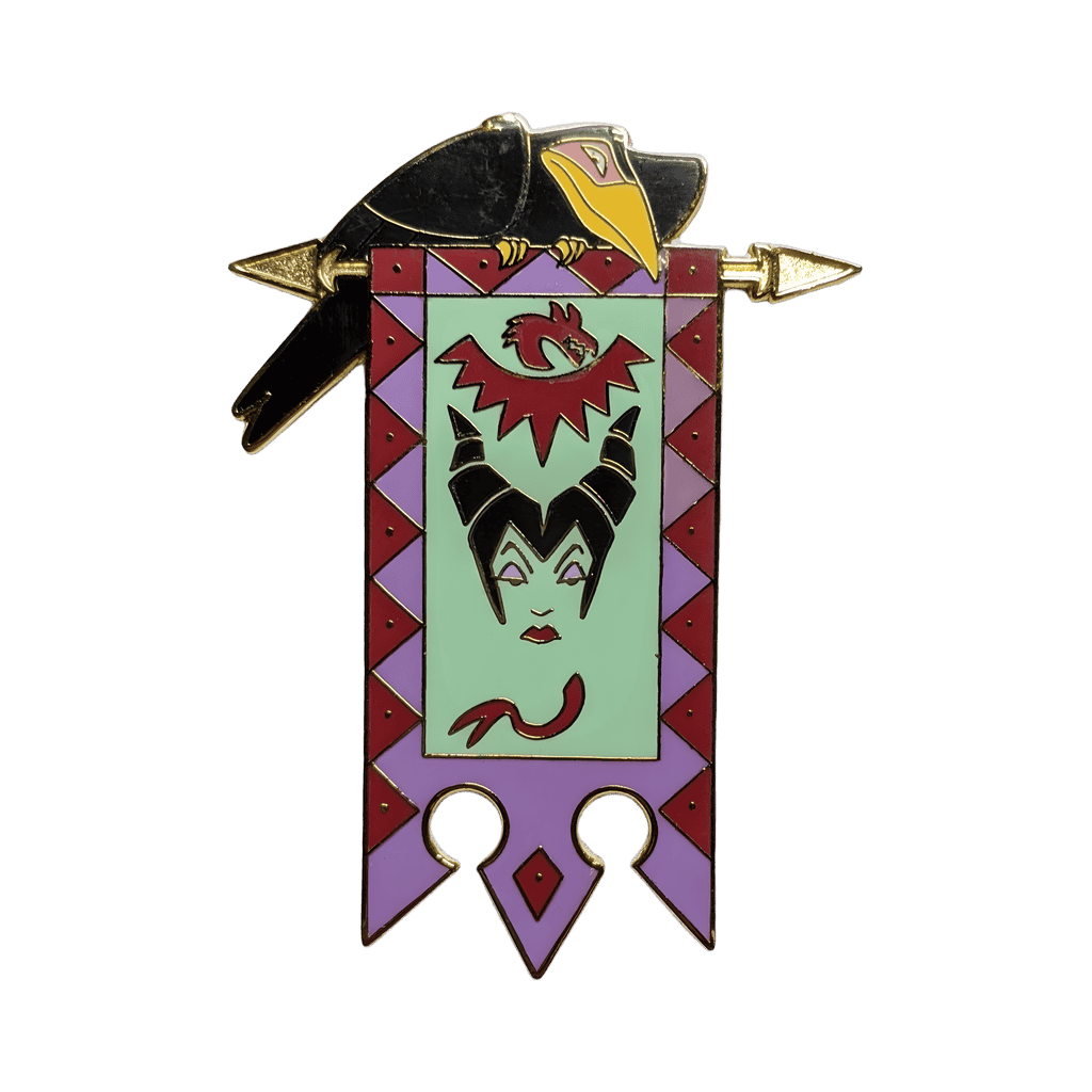 Maleficent Banner with Diablo Disney pin