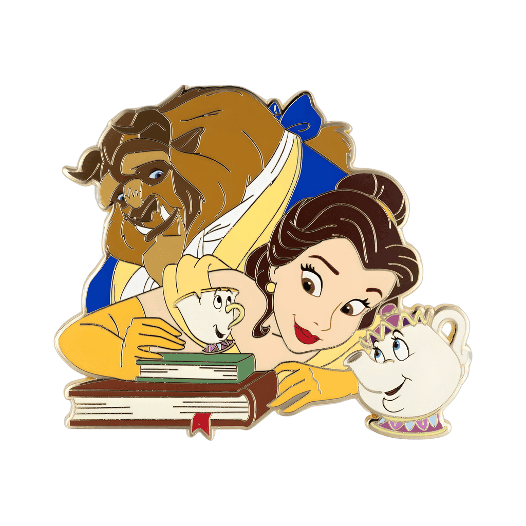 Beauty and the Beast Books and Tea Disney pin