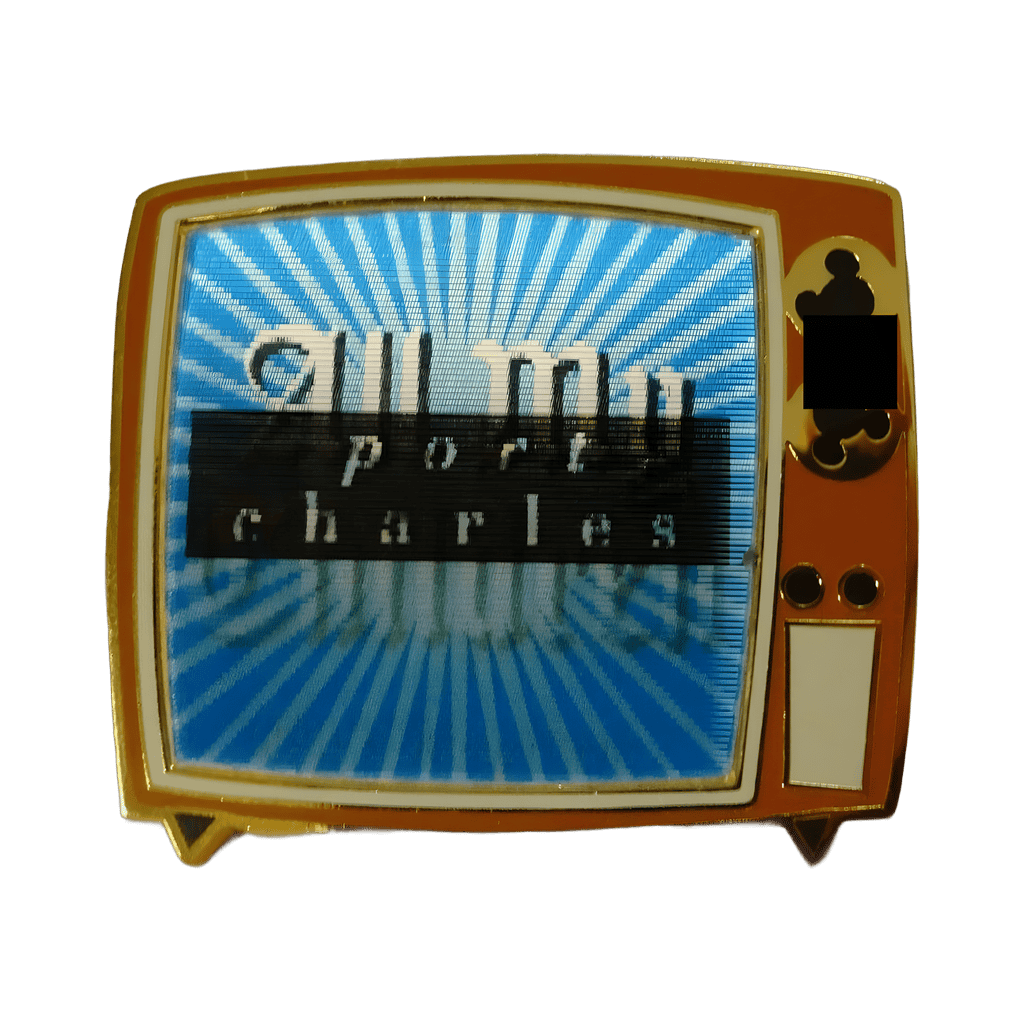 Television Lenticular Disney pin