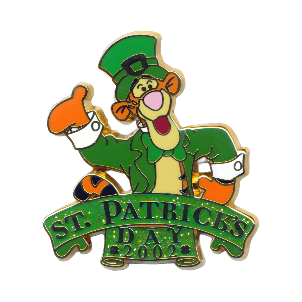 Tigger - St. Patrick's Day Disney pin