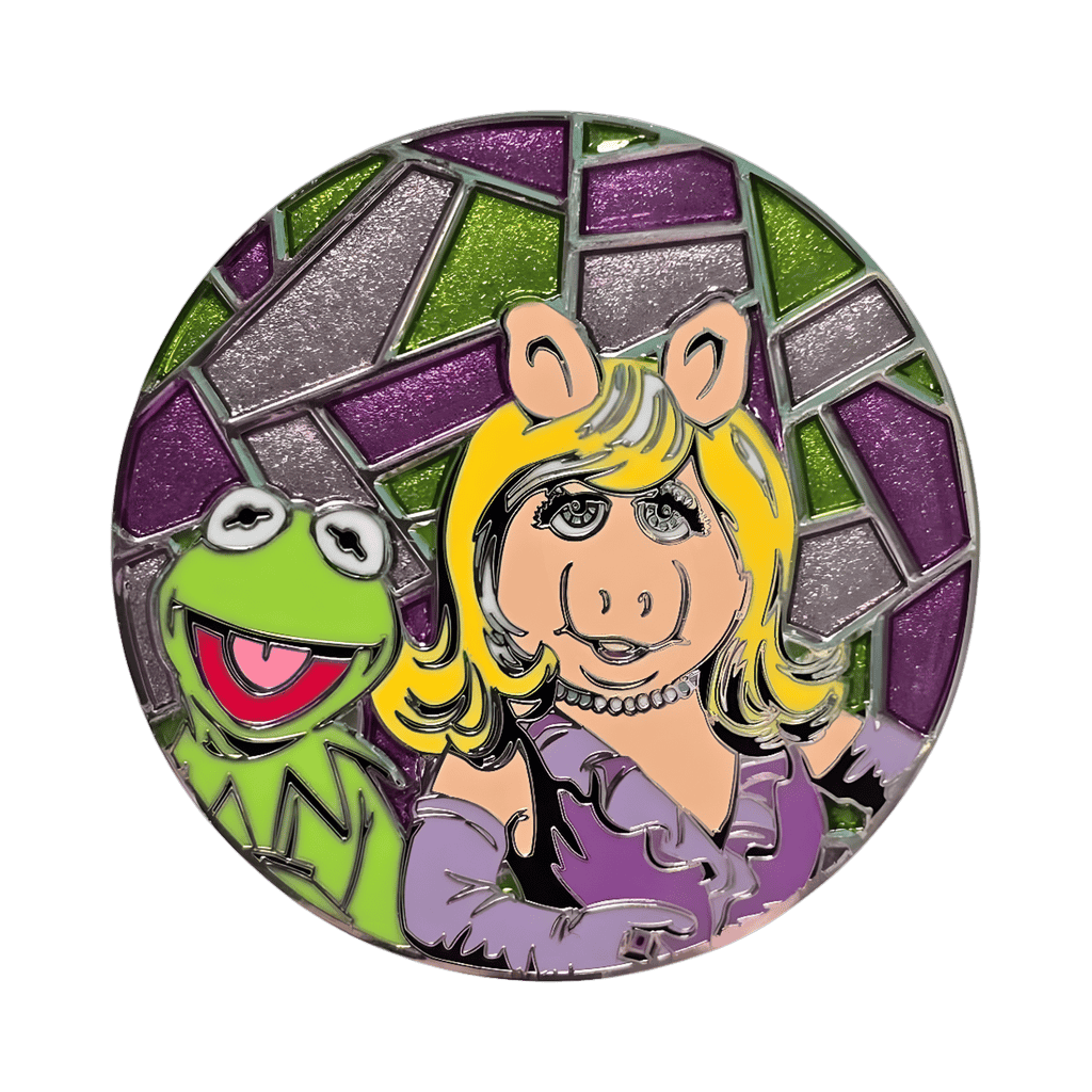 Kermit and Miss Piggy GPP Magical Mosaic Mystery Disney pin
