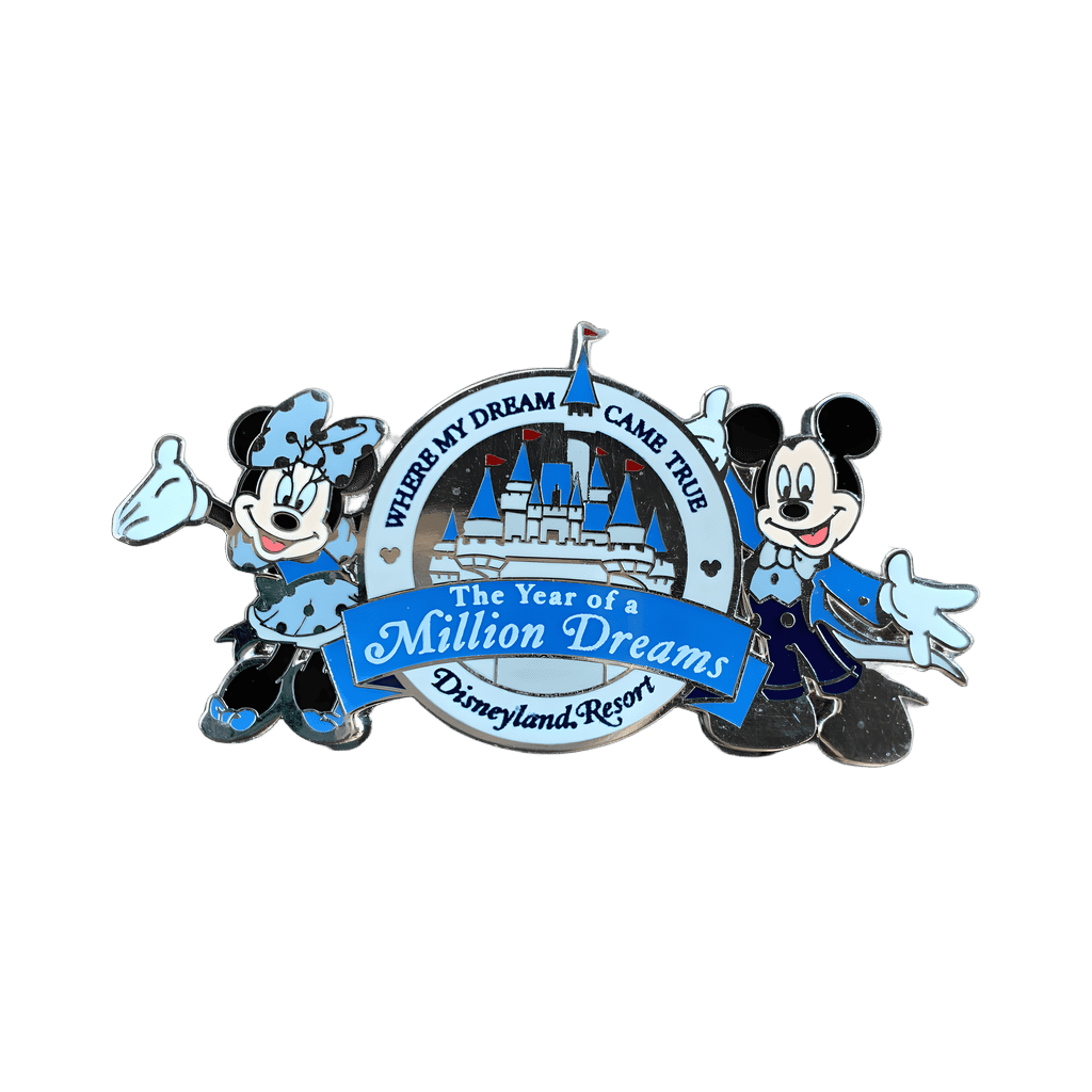 DLR Mickey and Minnie Disney pin