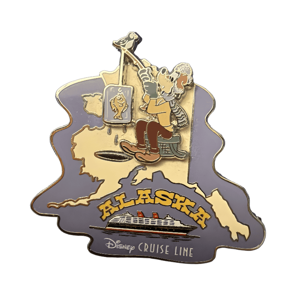 Goofy on Alaska Disney pin