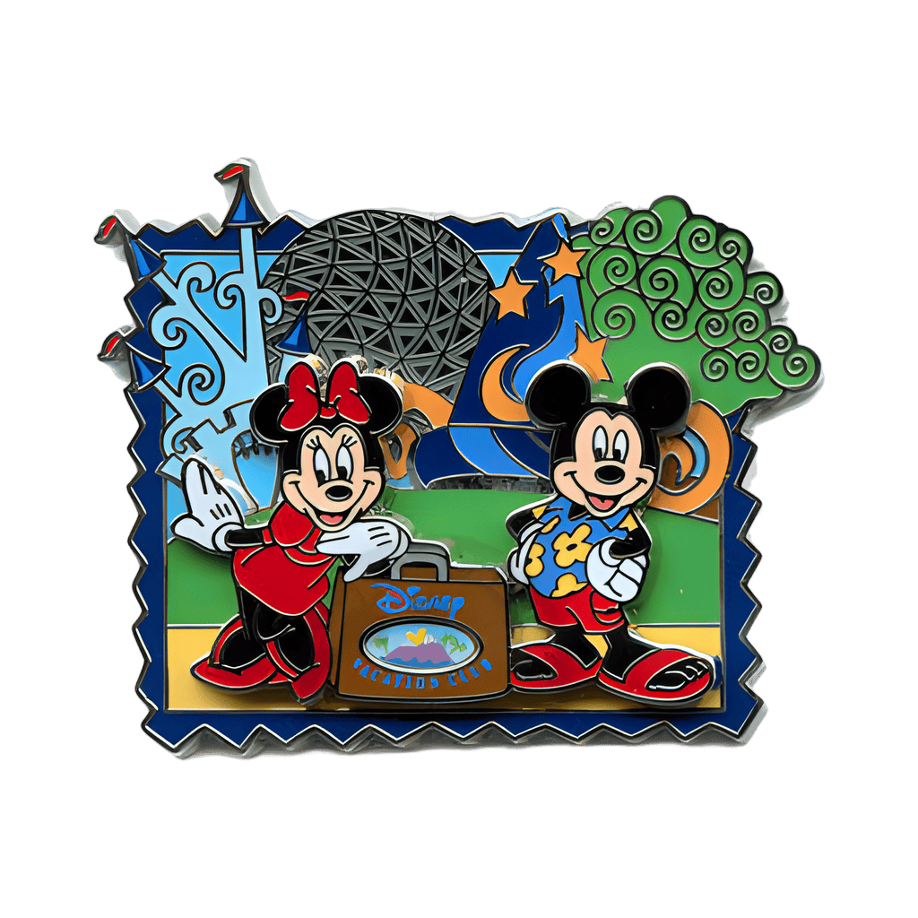 Mickey and Minnie Mouse Disney pin