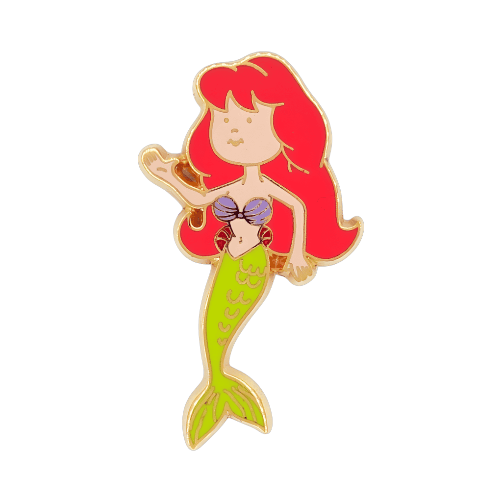 Kids Dressed As Princesses Booster Set - Ariel Disney pin