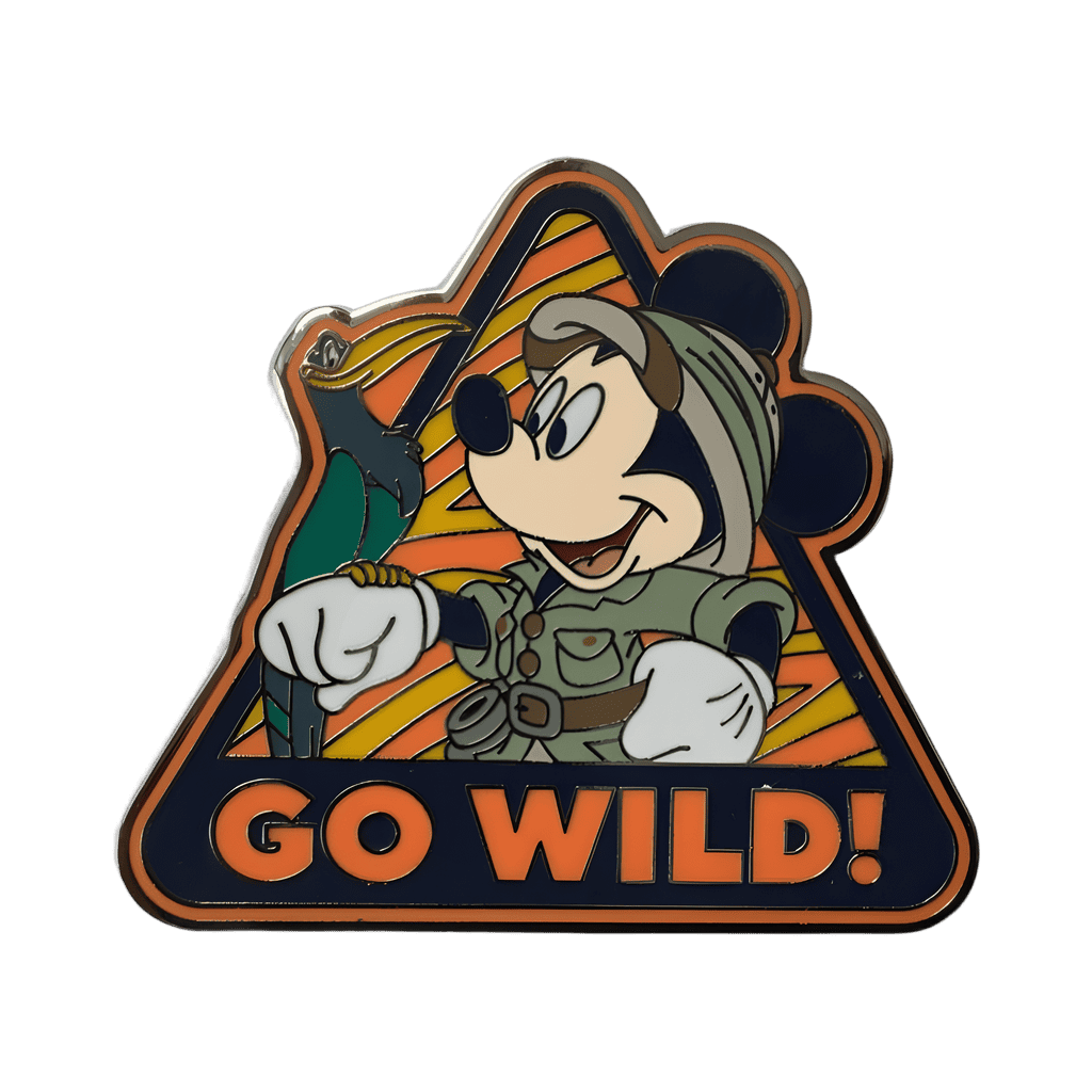 Mickey Mouse Go Wild Disney pin